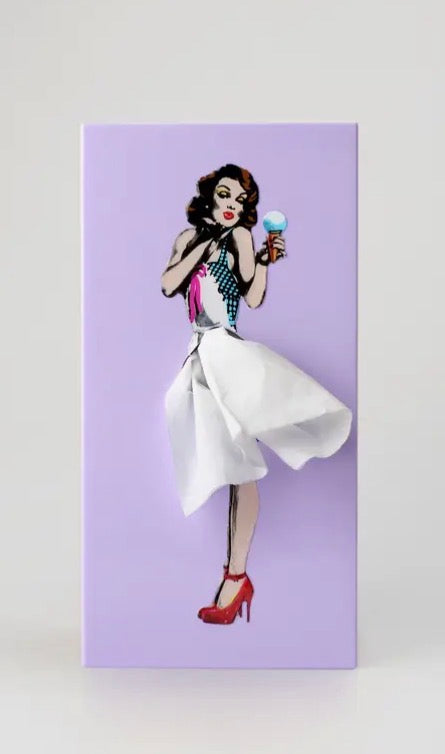 Flying Skirt Tissue Box