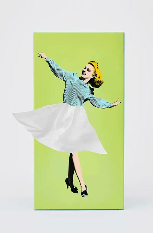 Flying Skirt Tissue Box