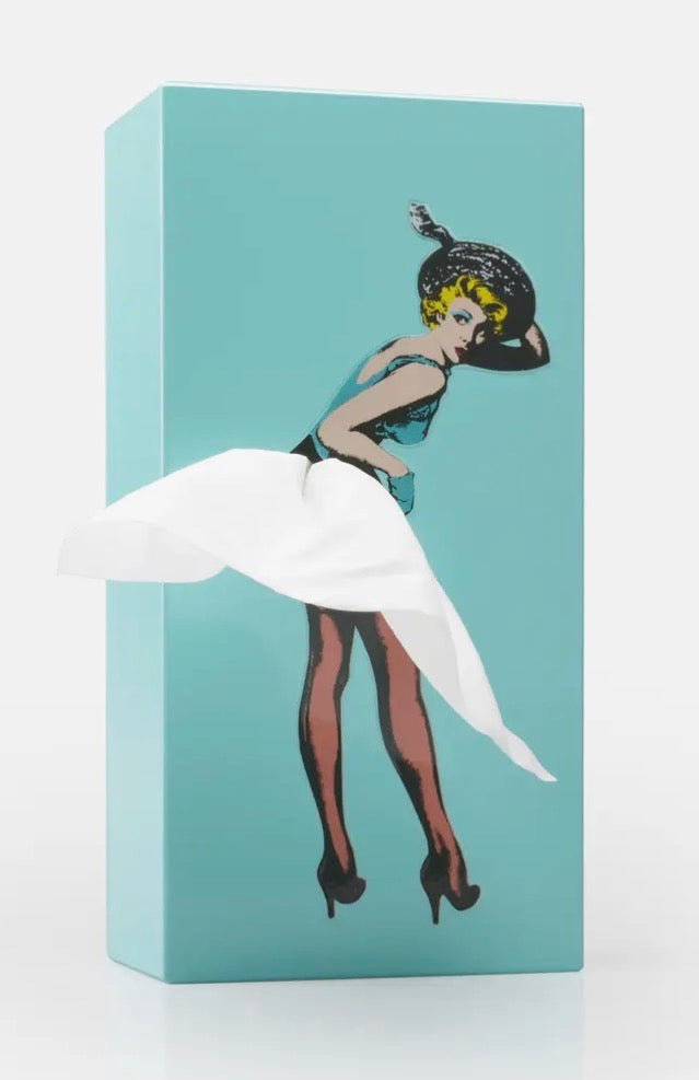 Flying Skirt Tissue Box
