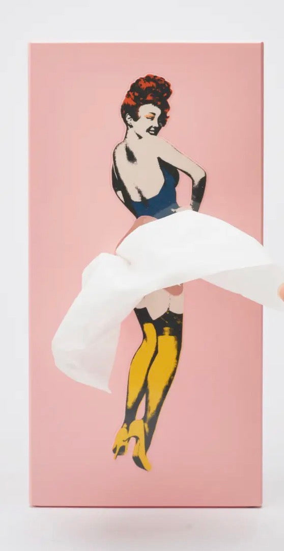 Flying Skirt Tissue Box