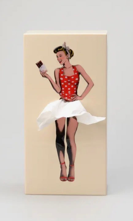 Flying Skirt Tissue Box