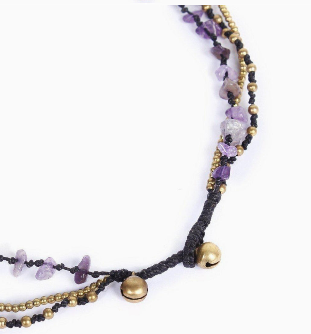 Amethyst Jade Ball Necklace | Limited Edition - Thailand