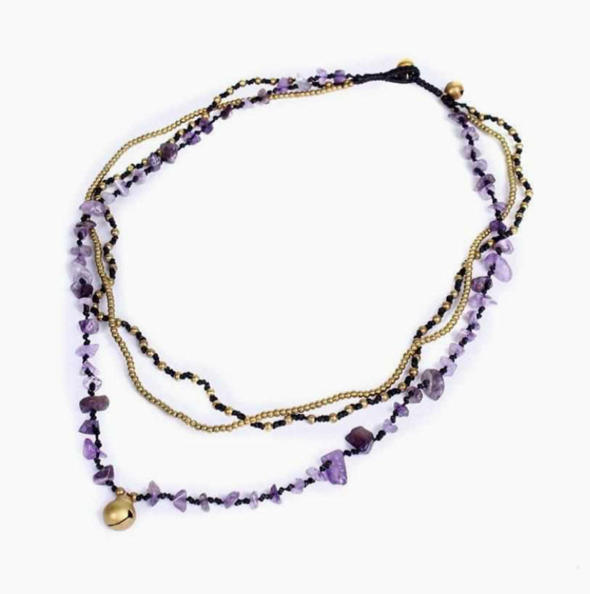 Amethyst Jade Ball Necklace | Limited Edition - Thailand