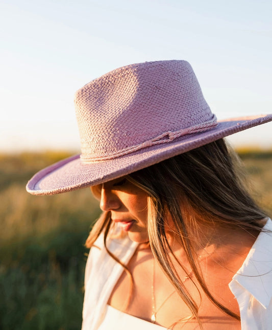 Bailey - Straw Sun Hat- Blush