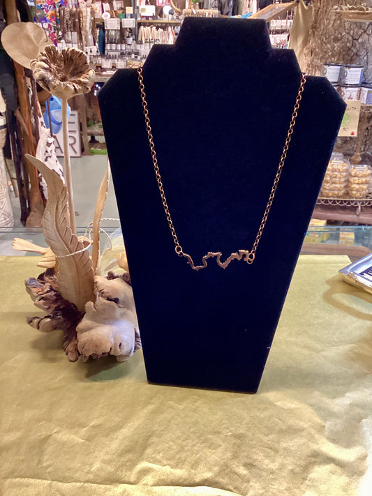 Copper Lake Rabun Necklace 18”