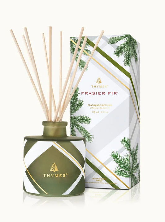 Frasier Fir Frosted Plaid Petite Reed Diffuser