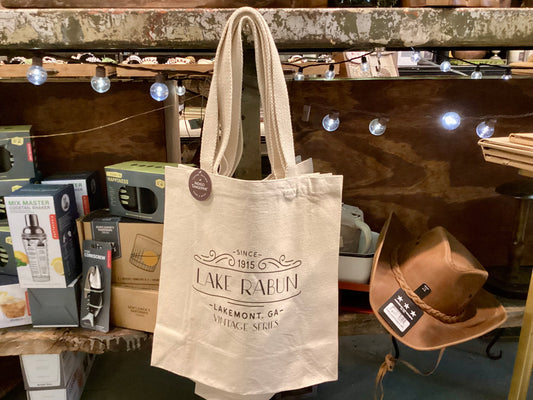 Vintage Marquee City State Estd - Custom Tote Bag- Lake Rabun