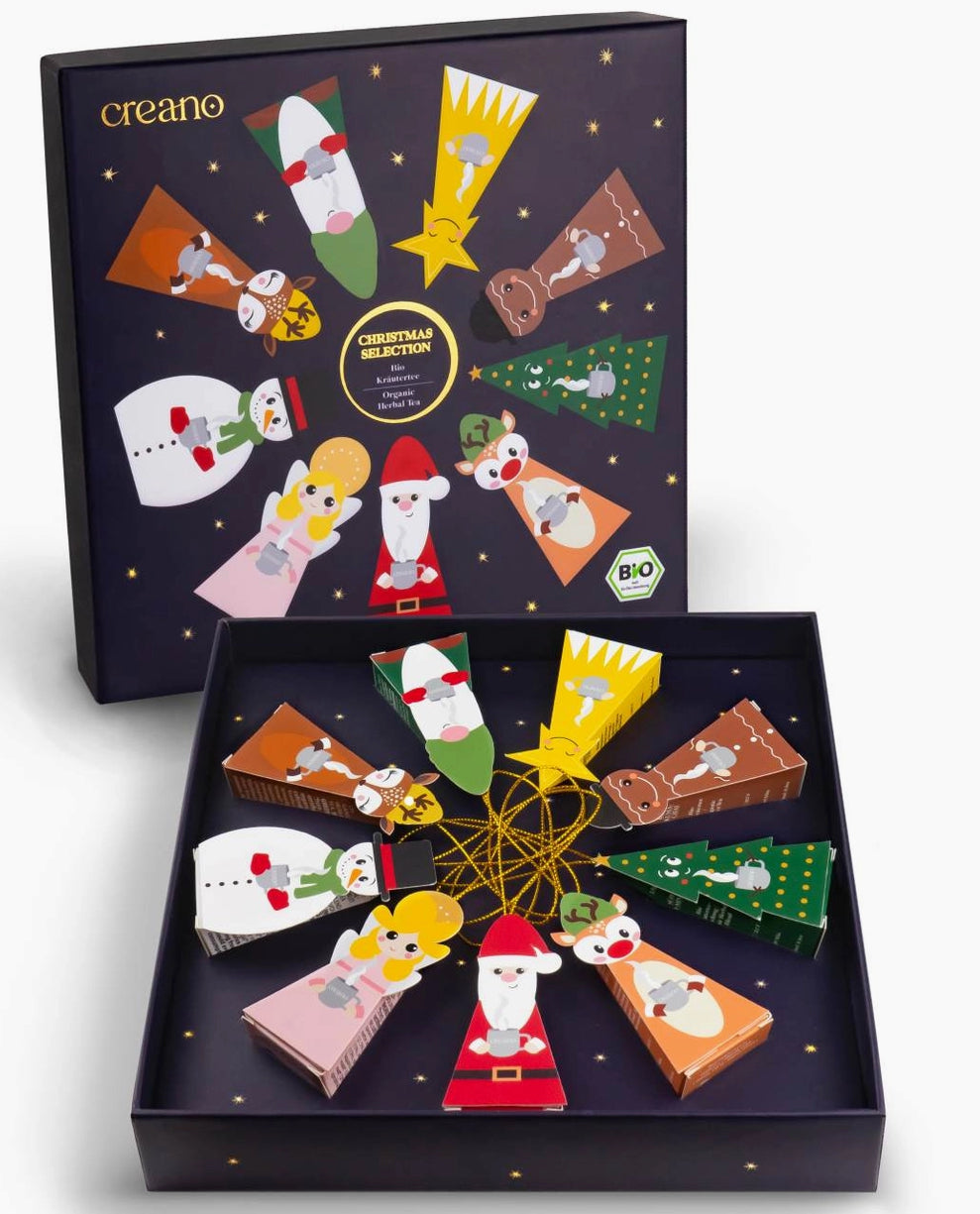 Christmas Organic Herbal Tea 9 Pyramids Gift Set