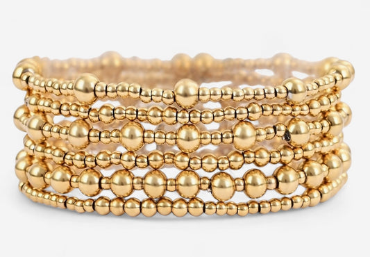 Golden Demure Bracelet Set