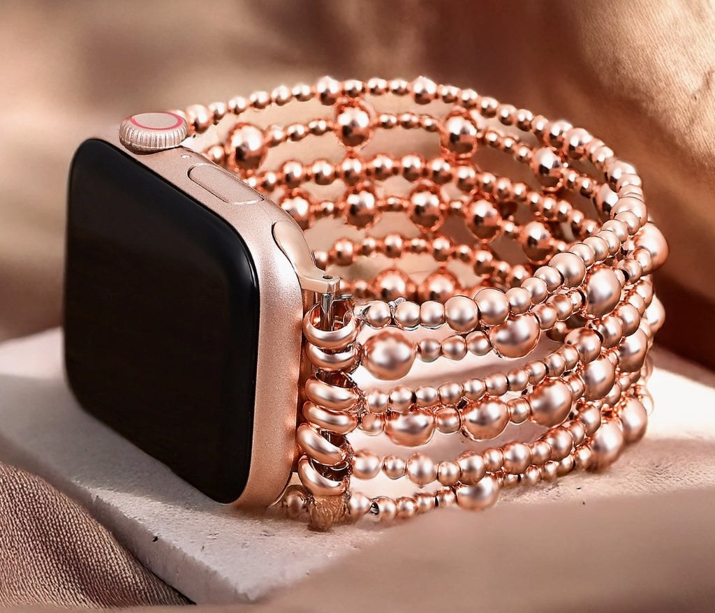 Rose Gold Serenity Apple Watch Strap